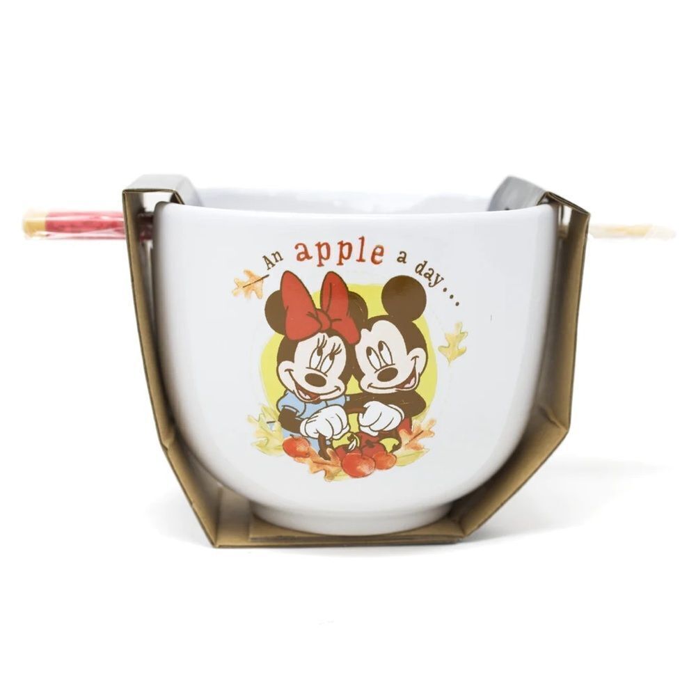 Mickey and Minnie Ceramic Ramen Bowl